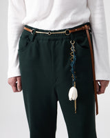 Huge Bit Buckle Belt – Brown