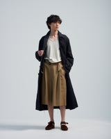 BED j.w. FORD "2days 1night – Black" Soutien Collar Coat|ベッドフォード "2デイズ 1ナイト – ブラック" ステンカラーコート メンズモデル着用