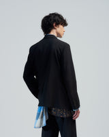 BED j.w. FORD "Team Jacket – Black" Suit Jacket|ベッドフォード "チームジャケット – ブラック" スーツジャケット メンズモデル着用