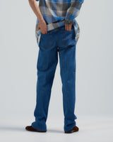 BED j.w. FORD "50X (slim) – Blue" Slim Jeans|ベッドフォード "50X (スリム) – ブルー" スリムジーンズ メンズモデル着用