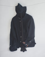 BED j.w. FORD "Two Hooded – Navy" Hooded Shirts|ベッドフォード "ツーフーデット – ネイビー" フード付きシャツ