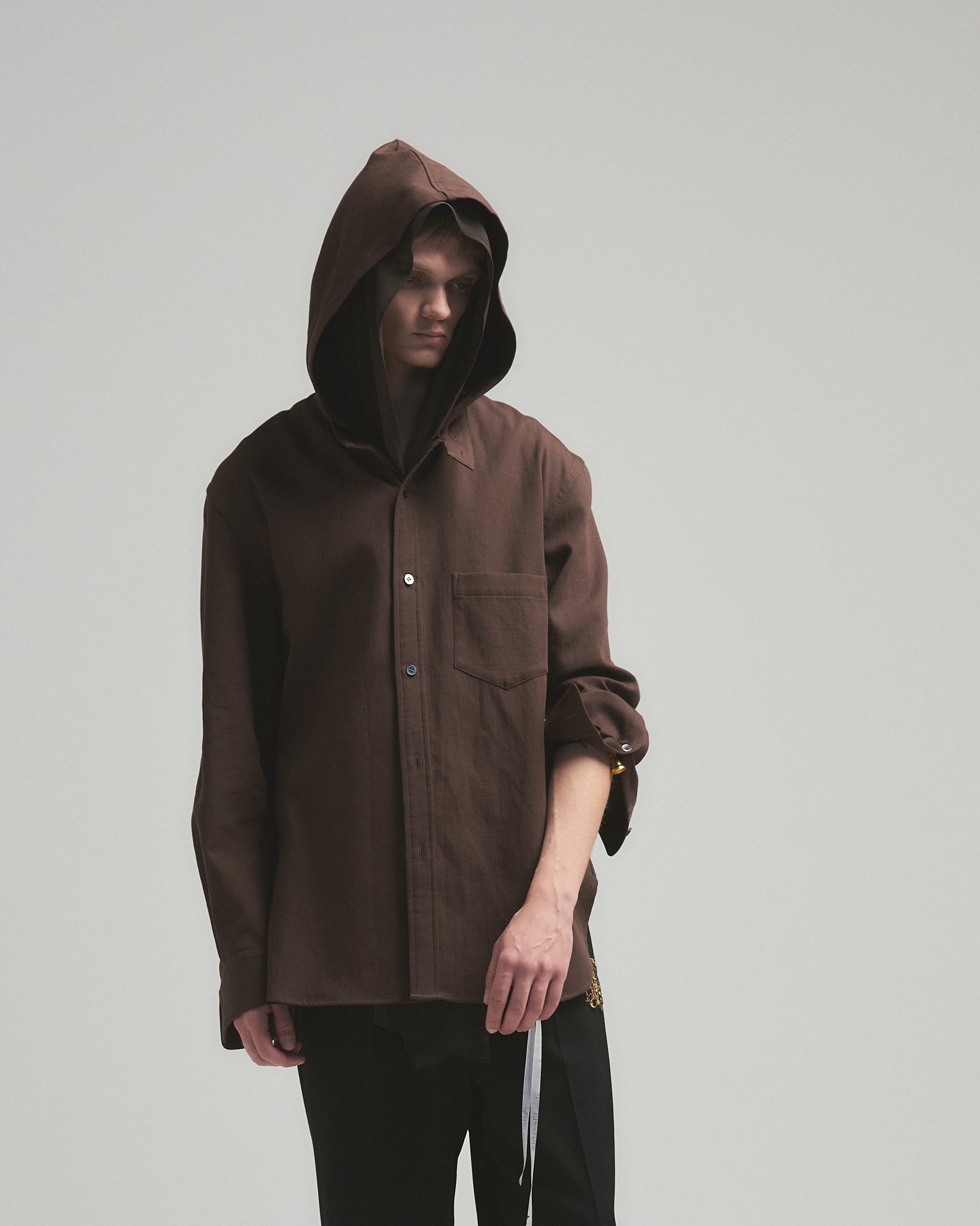 y*。様 BED j.w. FORD ブラウンジャケット Two Hooded – Brown｜BED j.w. FORD Official Website
