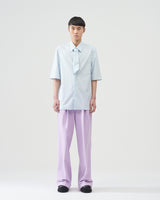 Half-sleeve Tie Shirts – Sax Blue