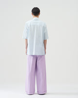 Half-sleeve Tie Shirts – Sax Blue