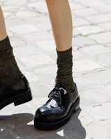 BED j.w. FORD "Chaplin Postman Shoes – Black" Postman Shoes |ベッドフォード “チャップリンポストマンシューズ – ブラック” ポストマンシューズ メンズモデル着用