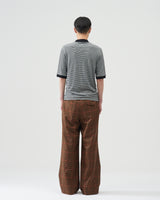 Mock Turtleneck T-shirts – Black×White