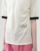 Mock Turtleneck T-shirts – White