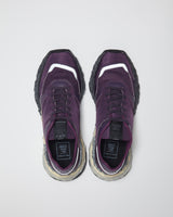 "GEORGE" OG Sole Mix Material Low-top Sneaker - Purple