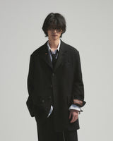 BED j.w. FORD "AE-Jacket – Black" Middle Jacket|ベッドフォード "エーイージャケット – ブラック" ミドル丈ジャケット メンズモデル着用