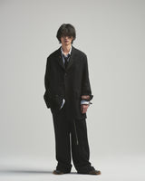 BED j.w. FORD "AE-Jacket – Black" Middle Jacket|ベッドフォード "エーイージャケット – ブラック" ミドル丈ジャケット メンズモデル着用