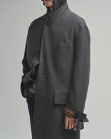 BED j.w. FORD "AE-Jacket – Gray" Middle Jacket|ベッドフォード "エーイージャケット – グレー" ミドル丈ジャケット メンズモデル着用