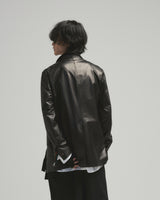 BED j.w. FORD "AE-Leather – Black" Leather Jacket|ベッドフォード “エーイーレザー – ブラック” レザージャケット メンズモデル着用