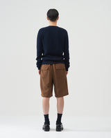 Mock-neck Sweater – Navy