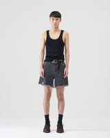 Wool Regular Tank-top – Black