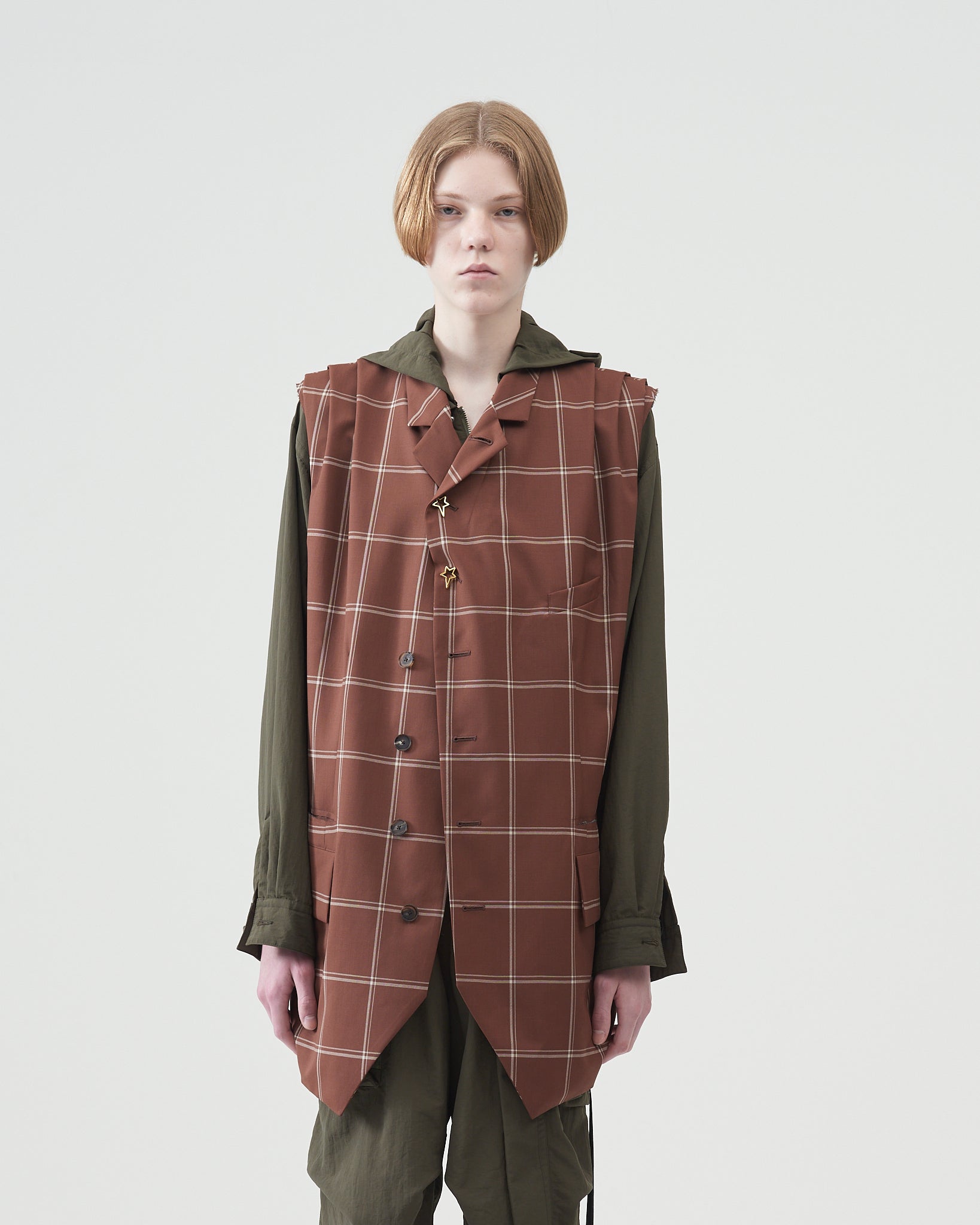 Modified Vest – Brown｜BED j.w. FORD Official Website
