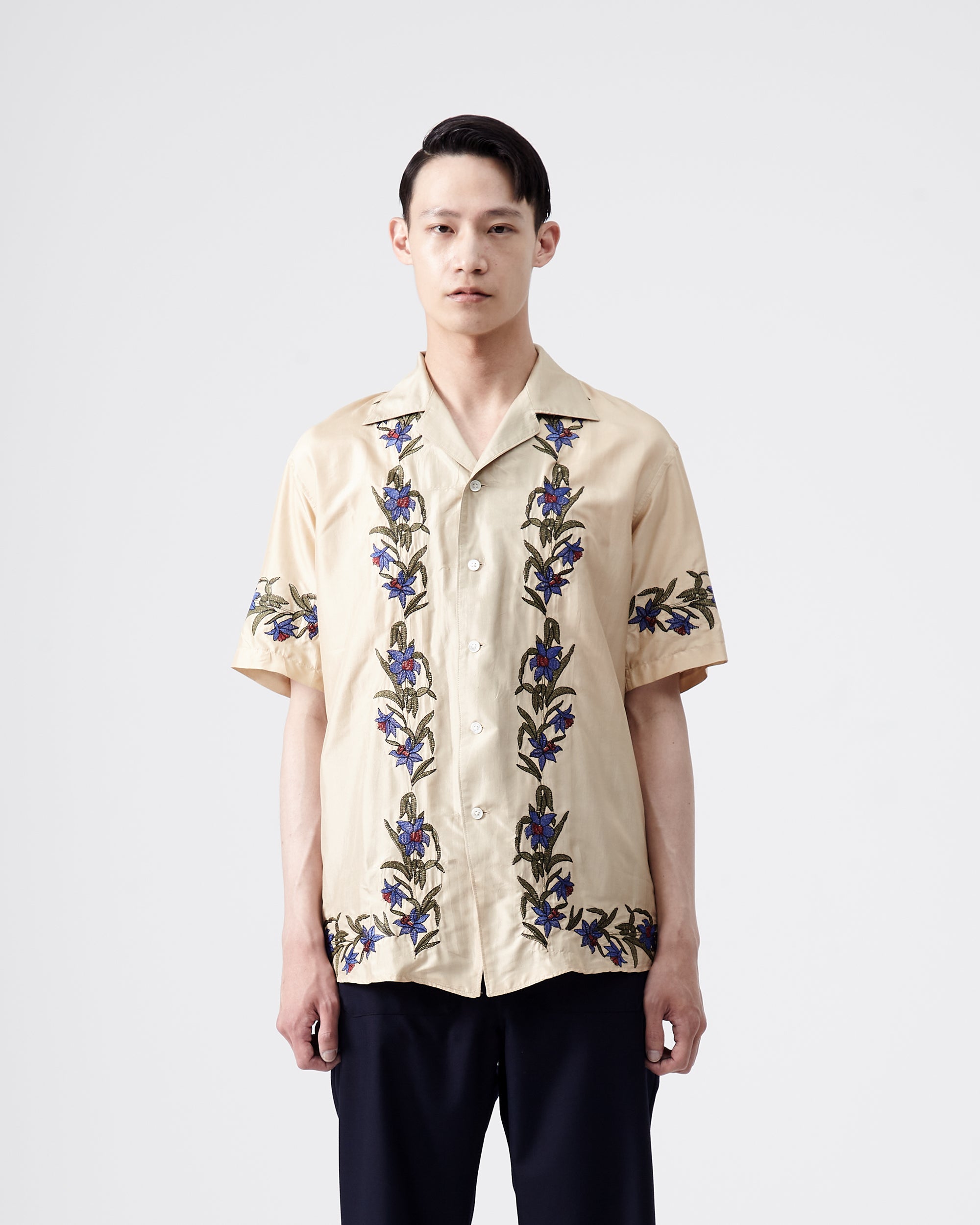 Embroidery Shirt – Gold｜BED j.w. FORD Official Website