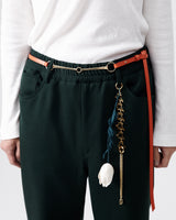 Huge Bit Buckle Belt – Orange