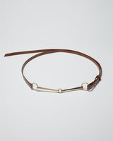 Huge Bit Buckle Belt – Brown