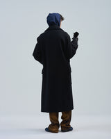 BED j.w. FORD "From Paris – Black" Long Coat|ベッドフォード "フロムパリ – ブラック" ロングコート メンズモデル着用