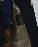 BED j.w. FORD "From Paris – Black" Long Coat|ベッドフォード "フロムパリ – ブラック" ロングコート メンズモデル着用