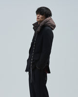 BED j.w. FORD "W – Black" Double Breasted Jacket|ベッドフォード "ダブル – ブラック" ダブルブレストジャケット メンズモデル着用