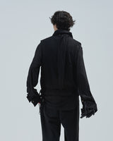 BED j.w. FORD "Best Vest – Black" Vest|ベッドフォード "ベストベスト – ブラック" ベスト メンズモデル着用