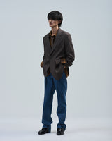 BED j.w. FORD "Other Jacket – Brown" Single Breasted Jacket|ベッドフォード "アザージャケット – ブラウン" シングルブレストジャケット メンズモデル着用
