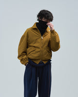 BED j.w. FORD "everyday – Camel" Nylon Blouson|ベッドフォード "エブリデイ – キャメル" ナイロンブルゾン メンズモデル着用