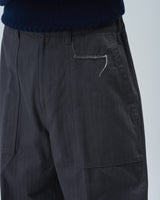 BED j.w. FORD "Hard Worker – Black" Work Pants|ベッドフォード "ハードワーカー – ブラック" ワークパンツ メンズモデル着用