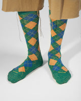 BED j.w. FORD "argyle – Green" Socks｜ベッドフォード "アーガイル – グリーン" ソックス
