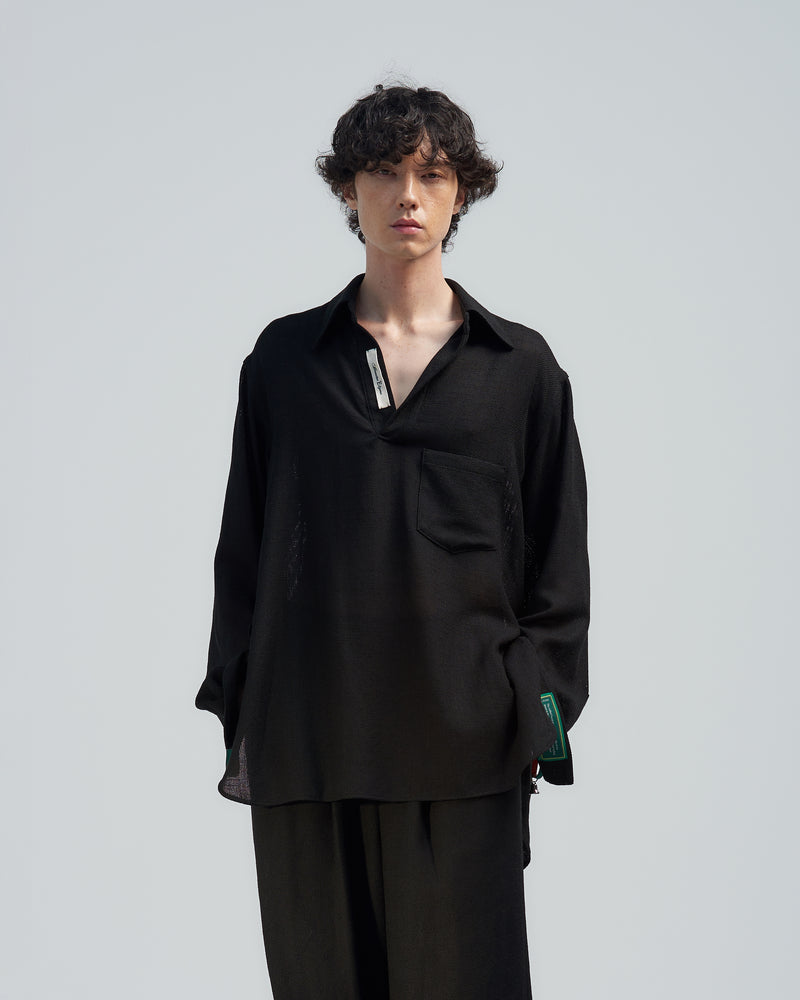 完売品　BED J.W. FORD Nice Material Easy J Nice Material Tops – Black｜BED j.w. FORD Official Website