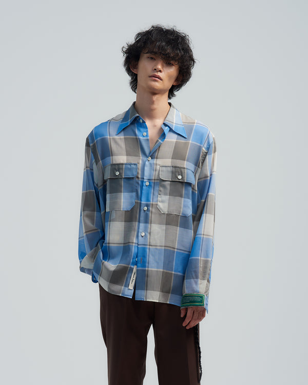 【定価77,000円】ベッドフォード　ハーフポロシャツ　サイズ0 ダークネイビー fl24ss-003-top.jpg