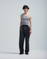 BED j.w. FORD "Tight – Gray" Wool Tank top｜ベッドフォード "タイト – グレー" ウールタンクトップ メンズモデル着用