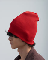 BED j.w. FORD "Alternative Elegance – Red" Beanie｜ベッドフォード "オルタナティブエレガンス – レッド" ビーニー メンズモデル着用