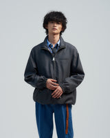 BED j.w. FORD "No Stress – Gray" Pullover Jacket｜ベッドフォード "ノーストレス – グレー" プルオーバージャケット メンズモデル着用