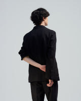 BED j.w. FORD "New Faces – Black" New Team Jacket｜ベッドフォード "ニューフェイシーズ – ブラック" 新チームジャケット メンズモデル着用