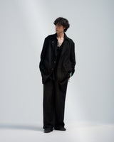 BED j.w. FORD "Nice Material Easy J – Black" Single Breasted Jacket｜ベッドフォード "ナイスマテリアルイージージェー – ブラック" シングルブレストジャケット メンズモデル着用