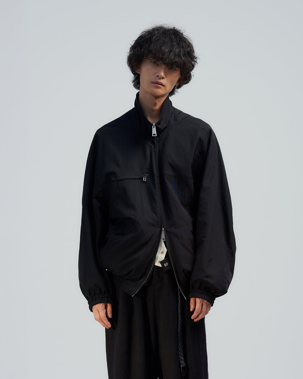 スポンジボブ　 BED J.W. FORD ブラックダウンジャケット BED J.W. FORD（ベッドフォード） ダウンジャケット ダウン 「BED j.w.