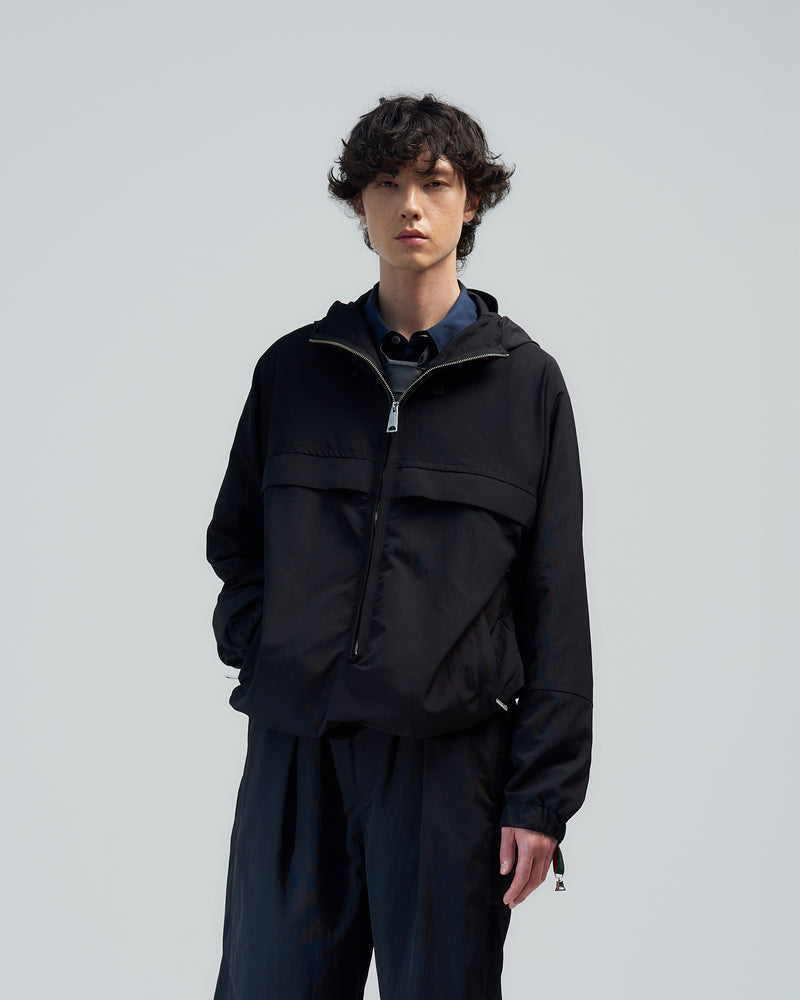 ジャケット・アウター BED j.w FORD anorak hoodie half zip up Not like a mountain – Black｜BED j.w. FORD Official Website