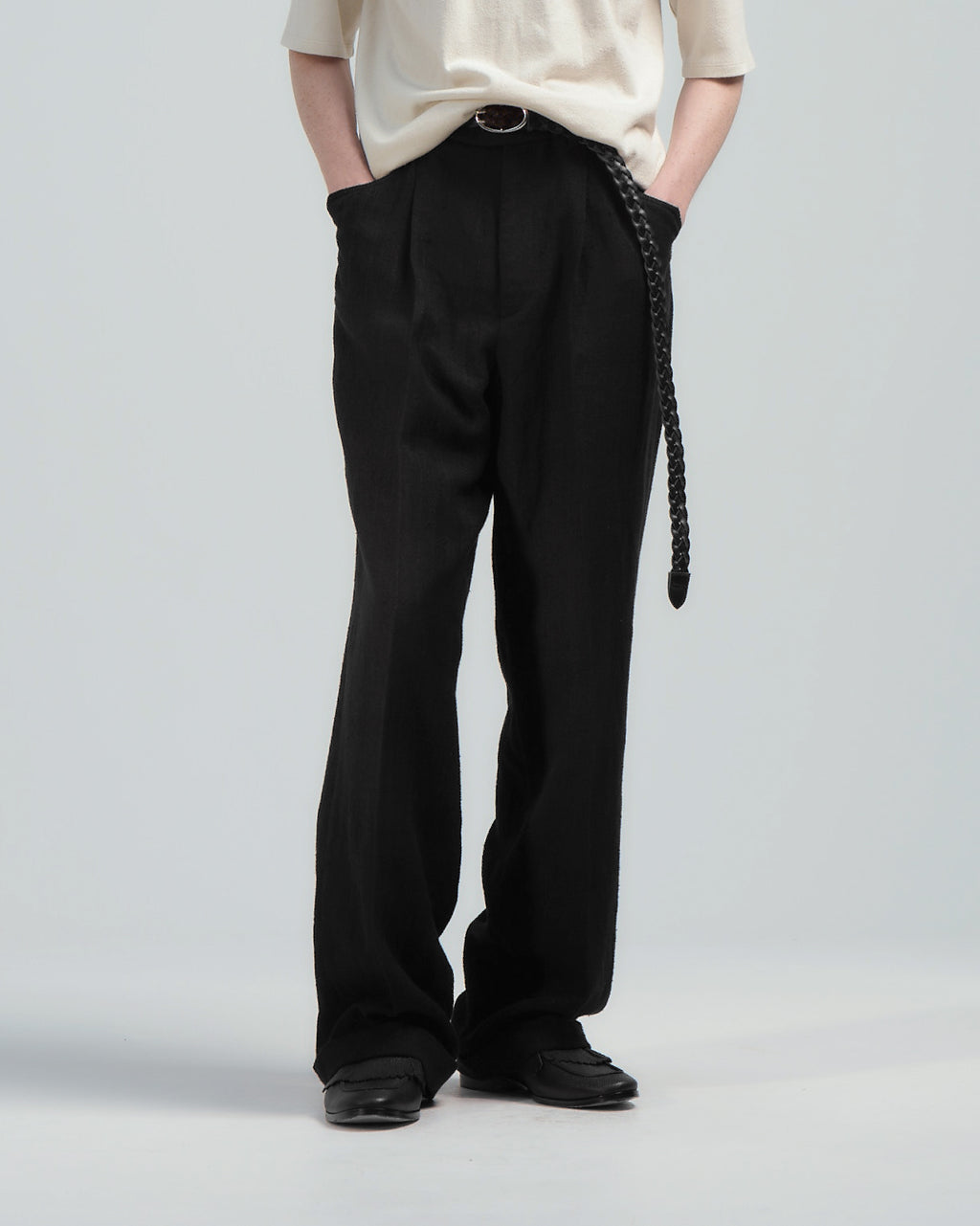 コ*ヤ様 定価59400円　bed j.w ford コットンツータックパンツ 5-Pockets – Black｜BED j.w. FORD Official Website