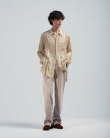 BED j.w. FORD "USED MODEL – Icegray" Slim Jeans｜ベッドフォード "ユーズドモデル – アイスグレー" スリムデニム メンズモデル着用