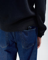 BED j.w. FORD "50X (regular) – Indigo" Straight Jeans｜ベッドフォード "50X (レギュラー) – インディゴ" ストレートジーンズ メンズモデル着用