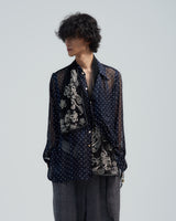 BED j.w. FORD "Head or neck – Black" Beads Scarf｜ベッドフォード "ヘッドオアネック – ブラック" ビーズスカーフ メンズモデル着用