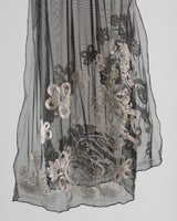 BED j.w. FORD "Head or neck – Black" Beads Scarf｜ベッドフォード "ヘッドオアネック – ブラック" ビーズスカーフ