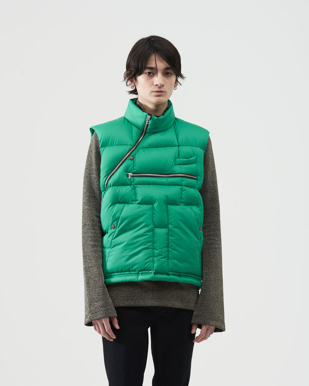 Down Vest – Green｜BED j.w. FORD Official Website