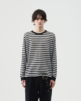 Glitter Border Long Sleeve – Black