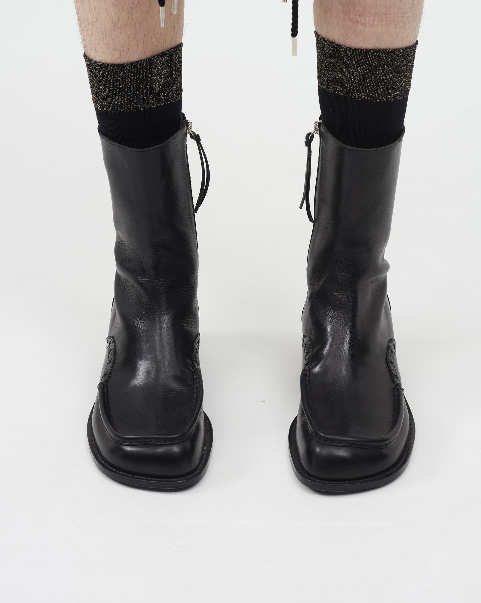 Square toe Boots – Black｜BED j.w. FORD Official Website