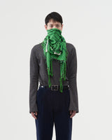 Hand Embroidery Scarf – Green