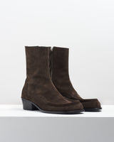 Square toe Boots – Brown