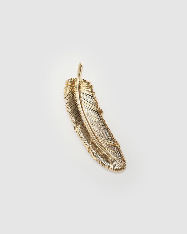 Feather Pin – Gold